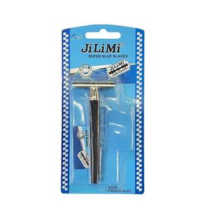 Miglior rasoio da barba a doppio bordo per le donne viola metallo rasoio di sicurezza per uso quotidiano e depilazione regalo in scatola per alberghi - Product Image 3