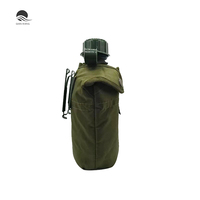 Sacs tactiques en plastique et sacs pour bouteilles d'eau, camping, sport, gourde de 1L avec pochette