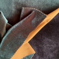 Tissu en velours KS bicolore pour vêtements et abayas