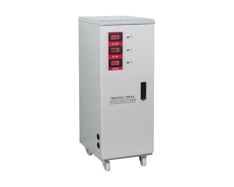 SVC Series Three Phase High Precision Automatic AC Voltage Stabilizer TNS-20KVA for Household Appliances