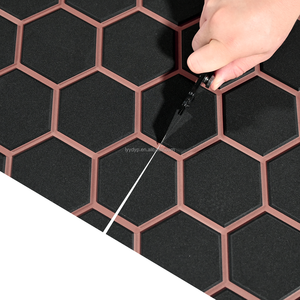 <span class=keywords><strong>Tapis</strong></span> en mousse EVA KT GuoMei noir et brun foncé pour pont <span class=keywords><strong>de</strong></span> bateau, revêtement <span class=keywords><strong>de</strong></span> sol marin en nid d'abeille, coussinets en mousse EVA autocollants pour yachts - Product Image 4