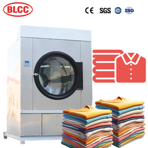 Séchoir à tambour commercial entièrement automatique 50kg/70kg/100kg, chauffage électrique à vapeur, en acier inoxydable, autonettoyant - Product Image 1