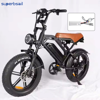 Contrôleur de Vélo Électrique Superbsail 25km/h+ pour Moteur 500W QM V20 – Pièce de Remplacement pour Réparation de Vélo Électrique