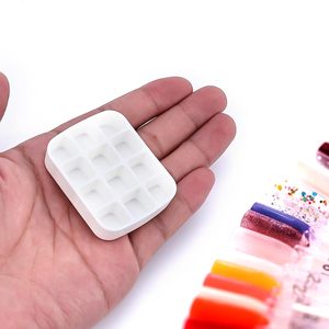 Xinyiart rỗng màu nước Bảng màu kim loại mini rỗng màu nước tin với nắp di động sơn bảng màu du lịch màu nước Khay bảng màu - Product Image 4