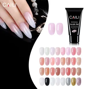 Caili Supplier Oem Odm Wholesale Acrylic Milky 30Ml Uv Gel Extension For Nails Beauty