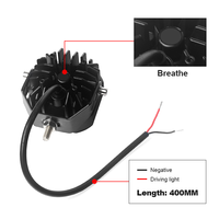 Spot fog Pod lampe de travail camion voiture pare-chocs blanc jaune double couleur tout-terrain 4x4 auxiliaire 3 pouces mini Led lumière de conduite