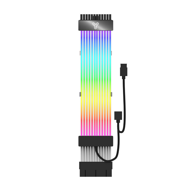 RGB Cable PC ARGB Extension Sleeved Cable Kit Custom Power Supply Braided RGB Cable for Computer Gaming Case