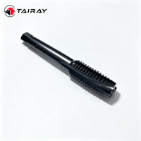 TAIRAY HSS-E TICN - Tarière métrique M12x1.75 à revêtement TICN, tarières à pointe spirale pour l'acier inoxydable