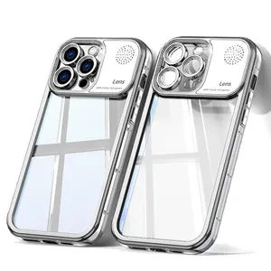 Custodia per telefono cellulare placcato in tinta unita trasparente con aromaterapia per iPhone15Promax <span class=keywords><strong>Apple</strong></span> 14Pro <span class=keywords><strong>14</strong></span> 13 <span class=keywords><strong>cover</strong></span> protettiva - Product Image 1