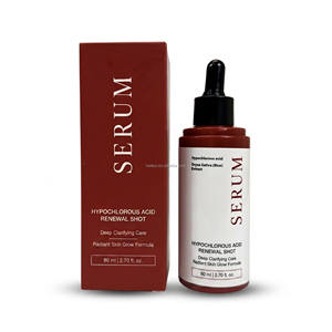 Suero Exfoliante Facial con Ácido Hipocloroso 80ml, Extracto de Arroz, Aloe <span class=keywords><strong>Vera</strong></span>, Blanqueador, Exfoliante Suave, Tratamiento Clarificante para Piel Muerta - Product Image 1