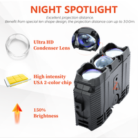 Projecteur LED BI à double couleur 240W 60000Lm ZDA3 H/L Beam Triple Laser pour tout-terrain 4x4 Jeep Moto Phare antibrouillard IP68