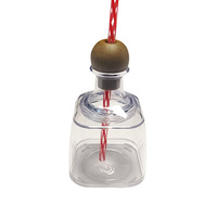 Bouteilles en plastique Don Julio Tequila avec logo personnalisé Tasse à cocktail réutilisable de 300ml Grandes bouteilles de fête en plastique avec liège