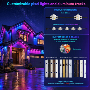 Luces Decorativas Navideñas LED RGBW de 12 Voltios y 24 Voltios, Blanco Cálido, 3 LED, Resistentes al Agua IP68, para Exteriores - Product Image 3