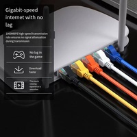 Personalización de color Cables de conexión CAT5 CAT5E de 3 metros para banda ancha doméstica | Cables de red de 100 Megabits Cable Ethernet