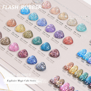 Ailanuo ชุดกาวทาเล็บเจล UV 12สี, ชุดเซ็ตประกายเพชรเม็ดเล็กปลอดสารพิษยูวี2นาทีสำหรับใช้ในมืออาชีพ DIY - Product Image 2