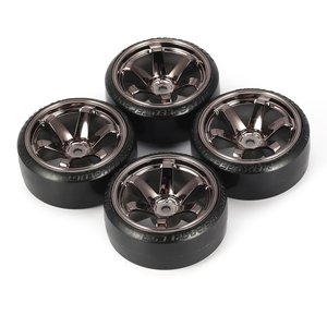 ยางดริฟท์แบบนิ่ม 4 ชิ้น สำหรับรถดริฟท์ 1/10 HPI <span class=keywords><strong>Tamiya</strong></span> HSP รถบังคับวิทยุ - Product Image 3
