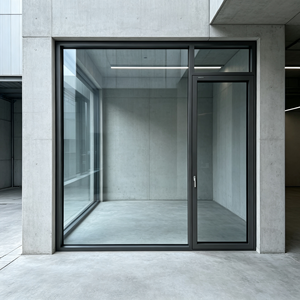 Fenêtre à battants Deioux avec stores intégrés, double vitrage, verre trempé, cadre en aluminium, intimité et efficacité énergétique - Product Image 1