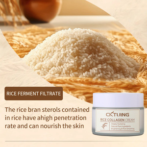 Cktuing Rice Collagen Cream 50g Deeply Hydrating Brightening Pore Smoothing <b>Face</b> Cream - Product Image 4