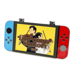 Console de jogo personalizado em forma de pino, de lapela com dobradiça feita de metal e liga de zinco - Product Image 3