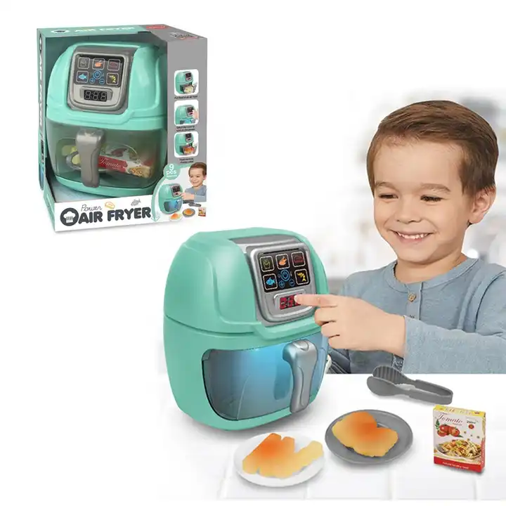 simulated kitchen air fryer toy kids