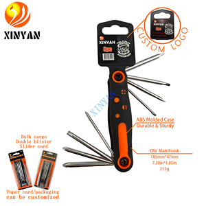 Set di 8 <span class=keywords><strong>Chiavi</strong></span> Pieghevoli Multifunzione Metriche Fai-da-Te in Acciaio al Cromo Vanadio con Manico in ABS Finitura Opaca Garanzia di 3 Anni - Product Image 2
