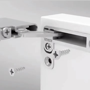 Modern Aluminum Frame Glass Door <b>Floor</b>-to-Ceiling Hinge Invisible Damping <b>Buffer</b> for Kitchen Cabinets Home Office Hospital Use - Product Image 1