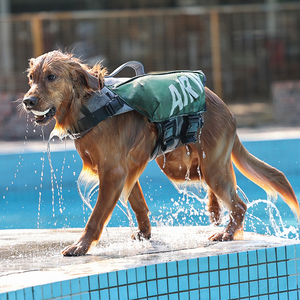 Giubbotto di salvataggio cane con aria riflettente Ripstop Pet Pet Safety nuoto salvataggio canotta da nuoto - Product Image 5