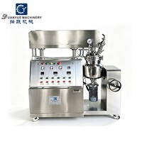 Mélangeur cosmétique sous vide 50L-500L, homogénéisateur émulsifiant à cisaillement élevé avec chauffage, cuve de mélange pour onguents, gels et shampoings