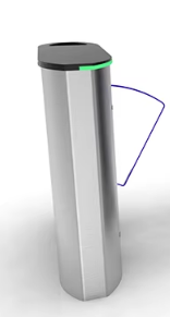 Chisung <span class=keywords><strong>Flap</strong></span> rào cản cổng <span class=keywords><strong>turnstile</strong></span> Hỗ trợ RS485 thông tin liên lạc - Product Image 5