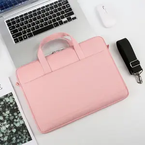 Özel Logo 13 14 15 16 inç taşıma çantası dizüstü askılı çanta Laptop kılıfı dizüstü bilgisayar kılıfı kadınlar için