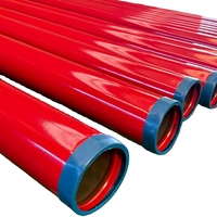 Tuyaux d'incendie à jet direct de l'usine chinoise, norme ASTM, MOQ 1 tonne, expédition rapide pour les entrepreneurs en protection incendie