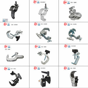 CJS TUV penjepit rangka pencahayaan panggung aluminium Global, Coupler kait sempit mata samping putar Pro Rig cepat - Product Image 1