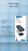 Konfulon 30000mAh haute qualité Powerbank valise bagages 22.5W Pd charge rapide écran LCD grande capacité 20W cellules de batterie