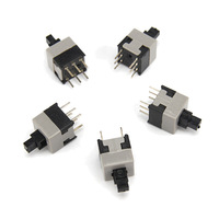 Interrupteur à bouton-poussoir autobloquant 8.5x8.5mm, vente en usine