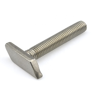 สลักเกลียวหัวตัวที สแตนเลส SS304 สำหรับยึดรางอลูมิเนียมอุตสาหกรรม - Product Image 1