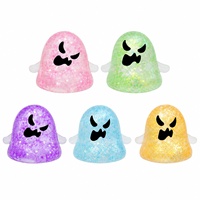 Jouet anti-stress en caoutchouc souple en forme de fantôme d'Halloween, à presser et à caresser, pour la décompression, ensemble cadeau, Molasses Squishy, pour l'exportation