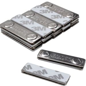 Placa de Acero con Imanes Internos, Placa de Identificación Magnética de Metal, Tarjeta de Identificación - Product Image 5