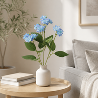 Fleur artificielle élégante en soie au toucher réel, jasmin blanc multi-fleurs, pour décoration de mariage et de maison, arrangement floral, centre de table