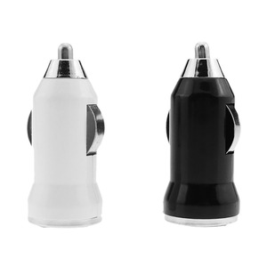 Cargador de coche 1A USB de carga rápida 12-24V, encendedor de cigarrillos blanco y negro, accesorio automotriz - Product Image 3