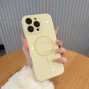 เคสมือถือแบบแข็งติดกากเพชรสำหรับ <span class=keywords><strong>iPhone</strong></span> 16 15 14 Pro Max PLUS <span class=keywords><strong>11</strong></span> 12 13 Pro ฝาครอบนิรภัยป้องกันกล้องแม่เหล็กกันกระแทก - Product Image 1