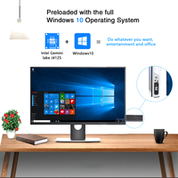 2021 nuevo T6 pro N4000 N4100 J4005 J4125 quad core 6GB de RAM ROM RJ45 Fan TV stick win10 wifi 4K HD computadora stick mini pc