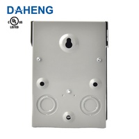 Interruptor de Desconexión Industrial de CA Metálico PDS-60Amp, 240V, Extraíble, 60A, 2 Polos, 3 Hilos, Monofásico, Sin Fusibles, Marca DAHENG para Uso Industrial