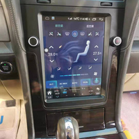 Unité principale Android verticale 12,1 pouces 2K QLED 8 cœurs avec navigation GPS pour Lincoln Navigator 2014-2017, système multimédia automobile