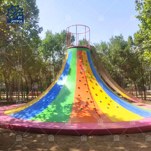 Parque infantil al aire libre Unpowered Volcano Slide Fun Playground Slide Climbing - Product Image 4