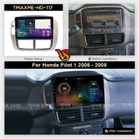 Maisimei Carte Lecteur Multimédia Prend En Charge WiFi/BT/TF Android Lecteur DVD De Voiture Avec Écran IPS POUR HONDA PILOT 9 POUCES LHD 2005-2008