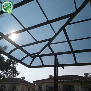 Tôle solide de polycarbonate de toit ouvrant d'auvent de pluie de terrasse pour le balcon d'auvent - Product Image 1