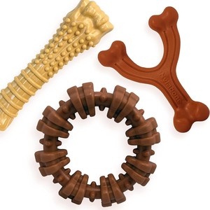 FDA OEM ODM Popüler 4'ü 1 Arada Yok Edilemez Dayanıklı Naylon Köpek Oyuncağı Agresif Çiğneyiciler İçin Büyük Köpek Nylabone ÖZEL Köpek Çiğneme Oyuncakları - Product Image 1