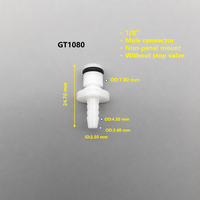 Raccord CPC 1/8'' pour connecteur à barbillon de 14 pouces pour pompe de couverture chauffante à eau