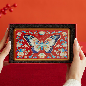Caja de joyería estilo chino con diseño de danza del león, caja de regalo de madera con compartimentos divididos, regalo de boda o San Valentín - Product Image 2
