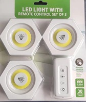 Lampe de nuit super lumineuse pour maison intelligente 1/3/6 pièces cuisine sans fil télécommande à intensité variable sous la lumière d'armoire à LED